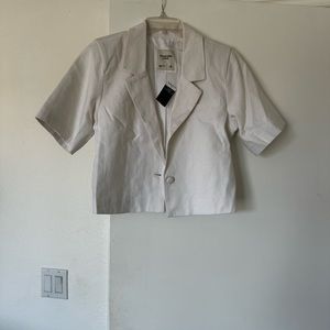 Abercrombie Short Sleeve Linen Blazer
